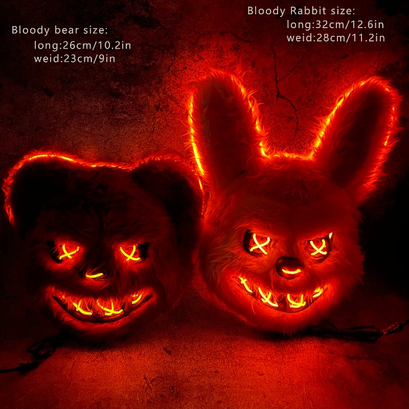 Halloween Cosplay Party Lumino - đánh giá và giá Led Purge Mask Halloween