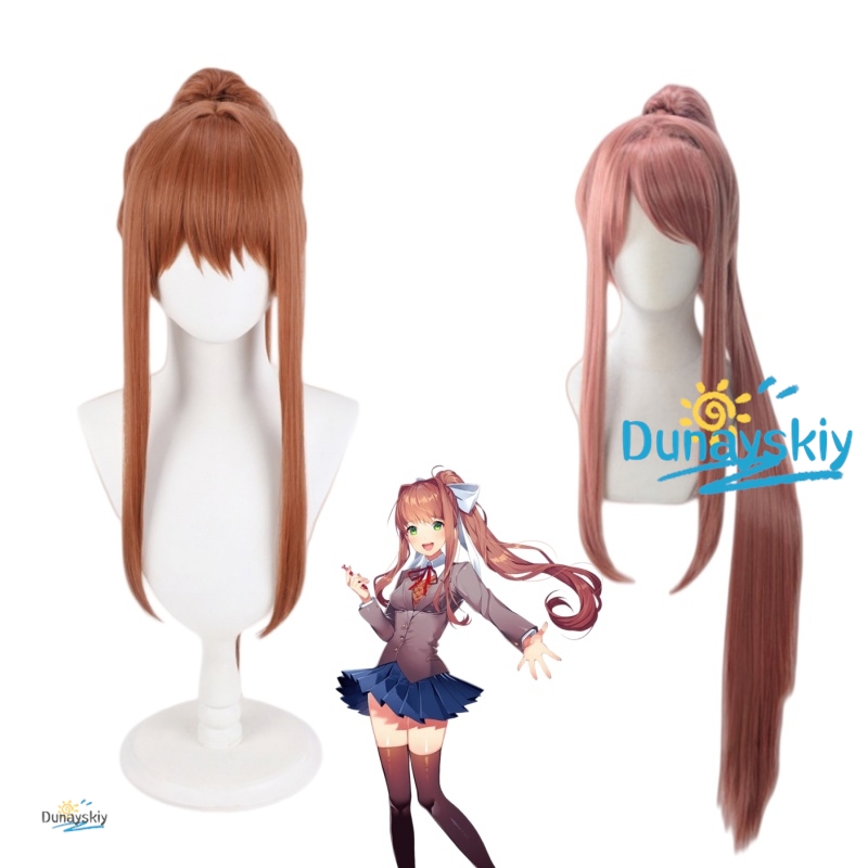 DDLC Monika Character Cosplay  - đánh giá và giá Anime Cosplay Wig Heat Resistant