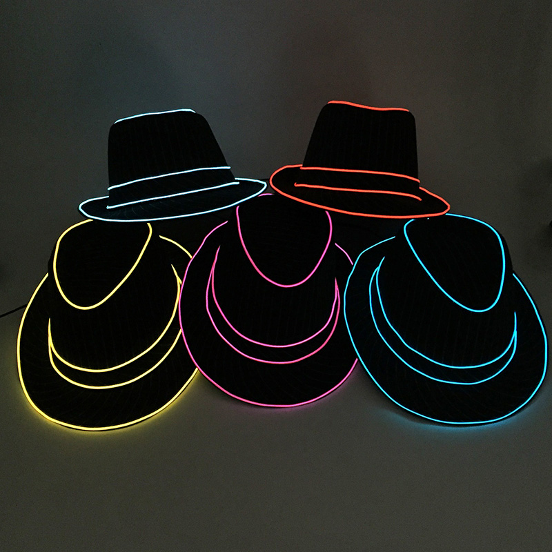 Men Gift Neon EL Wire Glowing  - đánh giá và giá Glow In The Dark Party Glasses